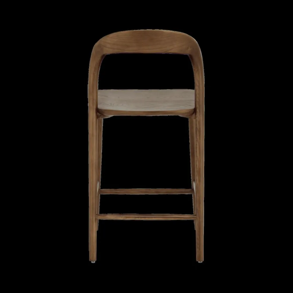 Ygo Barstoel JEPPE Ash Wood Walnut| Barkrukken
