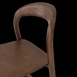 Ygo Barstoel JEPPE Ash Wood Walnut| Barkrukken
