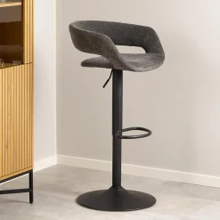 Ygo Barstoel JUSTINE Apia Dark Grey B54| Barkrukken