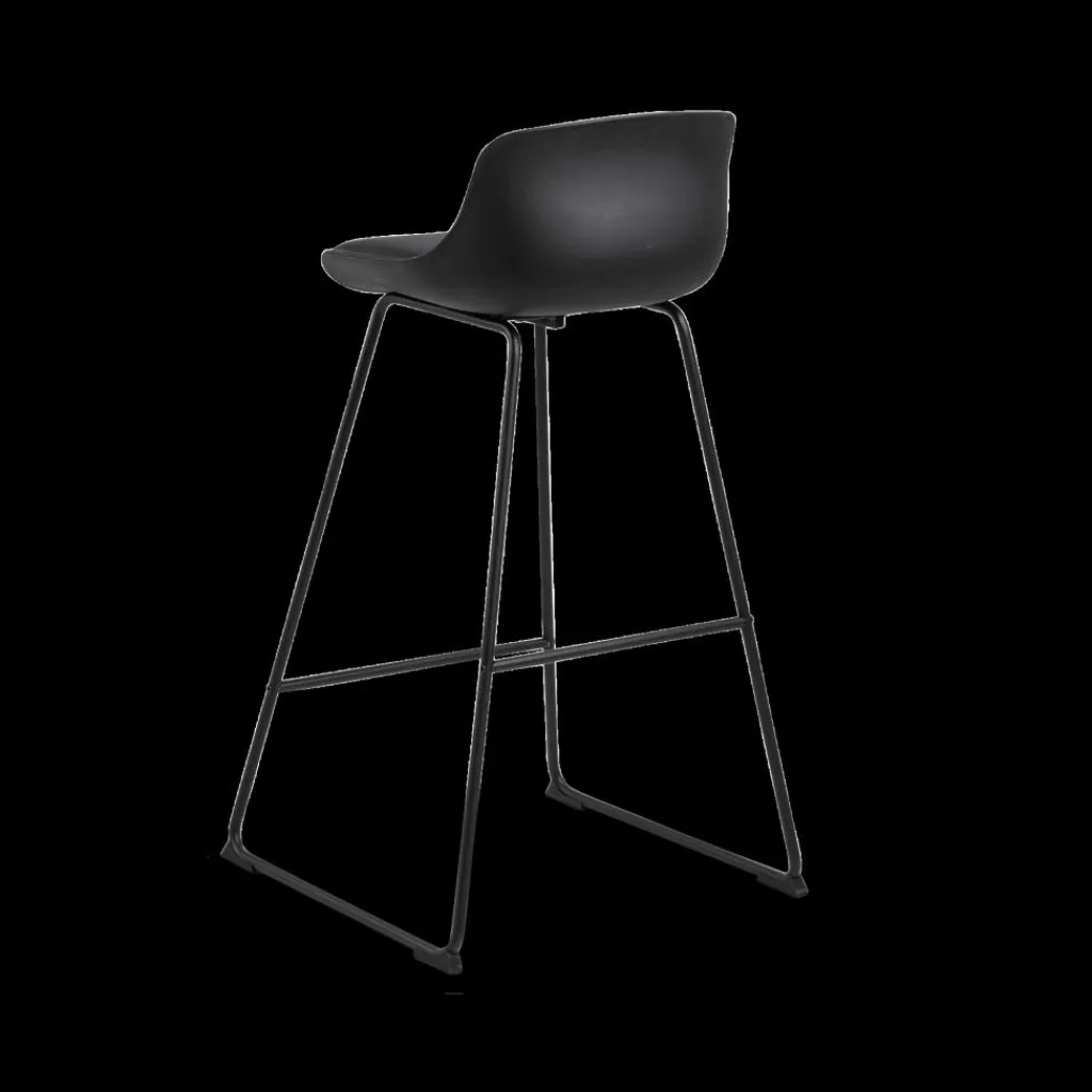 Ygo Barstoel NECTAR PU Leather Look Black - ZH76cm| Barkrukken