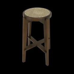 Ygo Barstoel OLAF Beech Wood Walnut ZH66| Barkrukken