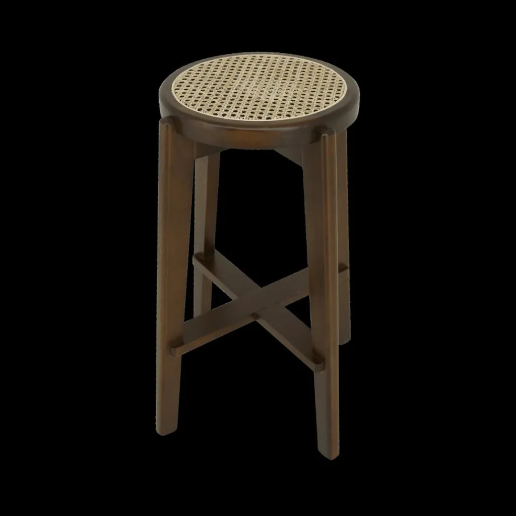 Ygo Barstoel OLAF Beech Wood Walnut ZH66| Barkrukken