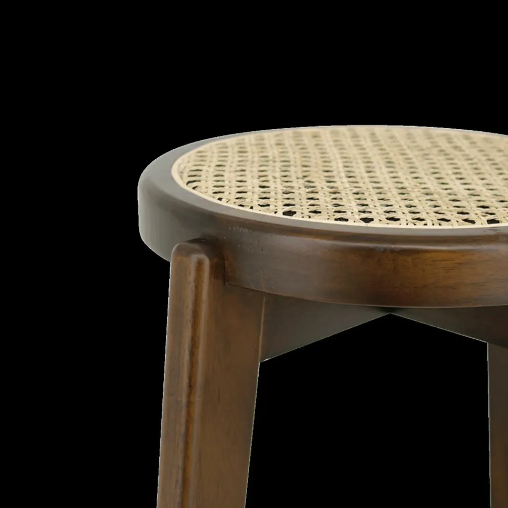 Ygo Barstoel OLAF Beech Wood Walnut ZH66| Barkrukken