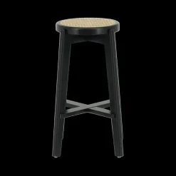 Ygo Barstoel OLAF Beech Wood Black ZH66| Barkrukken