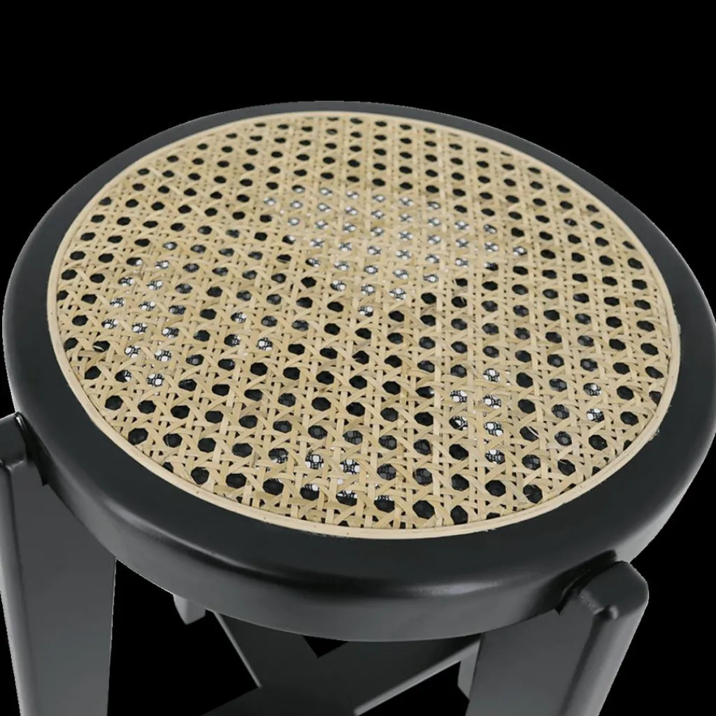 Ygo Barstoel OLAF Beech Wood Black ZH66| Barkrukken