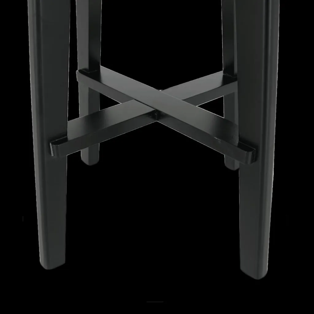 Ygo Barstoel OLAF Beech Wood Black ZH66| Barkrukken
