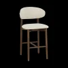 Ygo Barstoel SIGNY Ash Wood Walnut ZH65| Barkrukken
