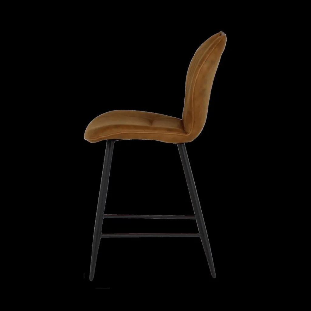 Ygo Barstoel TWISTER Softyl Cognac| Barkrukken
