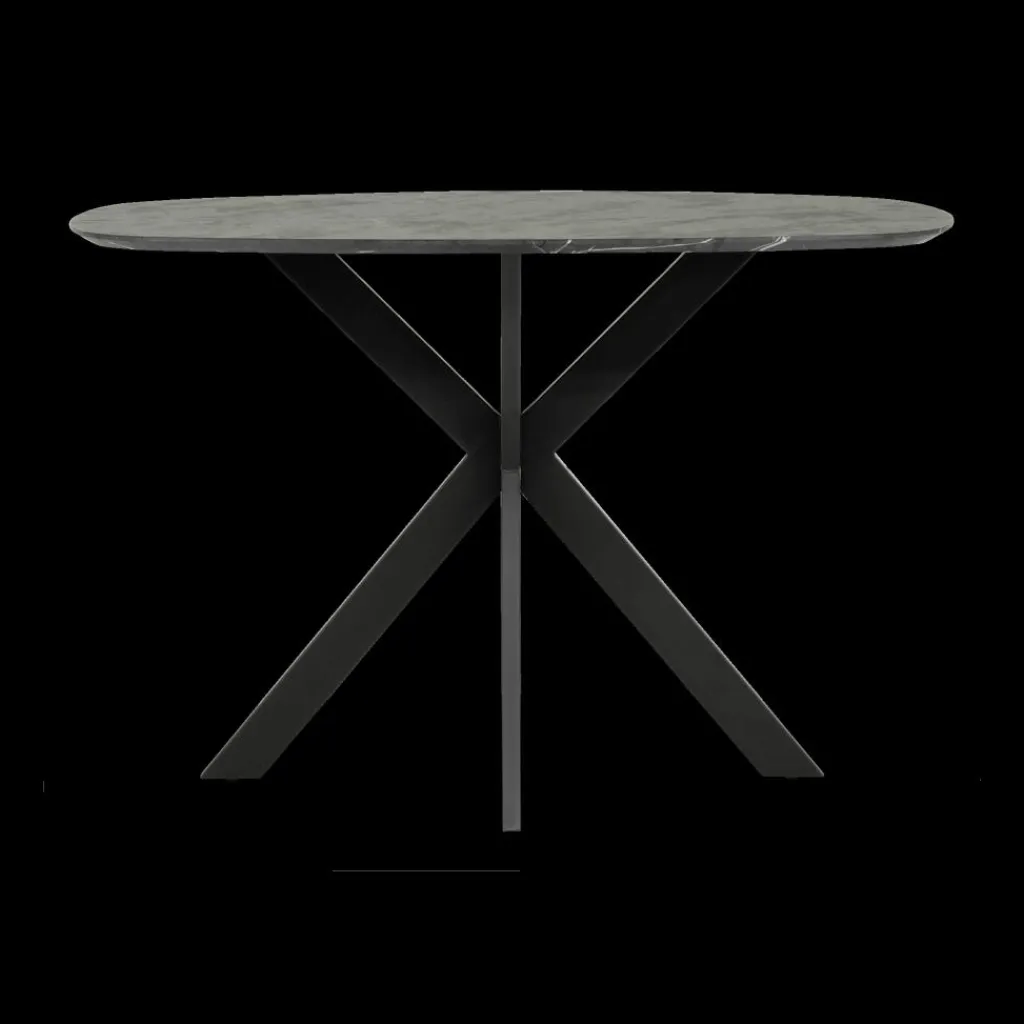 Ygo Bartafel ENRICO 140x80 Marmerlook Zwart| Bartafels