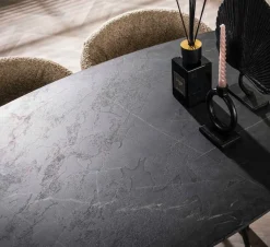 Ygo Bartafel PERRY Deens Ovaal 140x75 Marmerlook| Bartafels