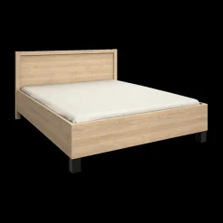 Ygo Bed BABETTE Eik 140x200| 2-Persoonsbedden|1-Persoonsbedden