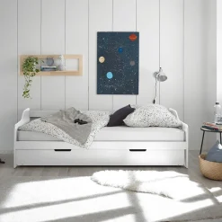 Ygo Bed DONALD 90x200 Met Bedlade Wit| Bedden