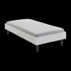 Ygo Bed ENOK BLACK 90x200 Wit| 1-Persoonsbedden