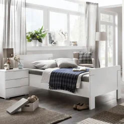 Ygo Bed HAVARD 90x200 Wit| 1-Persoonsbedden