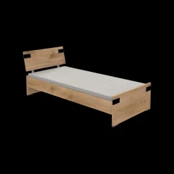Ygo Bed HUVAR Plankeneiche 90x200| Bedden