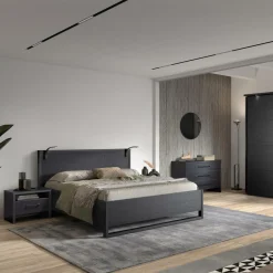 Ygo Bed WATFORD Nox Zwart 160x200| 2-Persoonsbedden