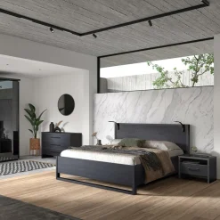 Ygo Bed WATFORD Nox Zwart 160x200| 2-Persoonsbedden