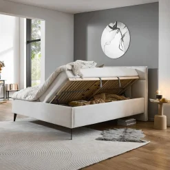 Ygo Bedkader JOAKIM Opberg 180x200 Cody Beige| 2-Persoonsbedden