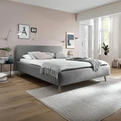 Ygo Bedkader MATTI Aspen Grijs 160x200| 2-Persoonsbedden
