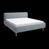 Ygo Bedkader MATTI Aspen Ijsblauw 160x200| 2-Persoonsbedden