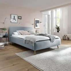 Ygo Bedkader MATTI Aspen Ijsblauw 160x200| 2-Persoonsbedden