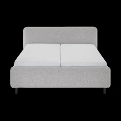 Ygo Bedkader ZEGER Lichtgrijs 160x200| 2-Persoonsbedden