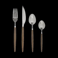 Ygo Bestek AMAZONE 6pers. Inox/Hout| Bestek