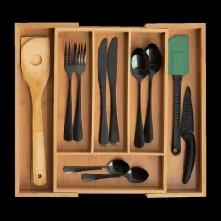 Ygo Bestekbakje BAMBOO Flexibel RH 4Comp.| Keukenaccessoires|Servies