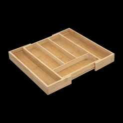 Ygo Bestekbakje BAMBOO Flexibel RH 4Comp.| Keukenaccessoires|Servies