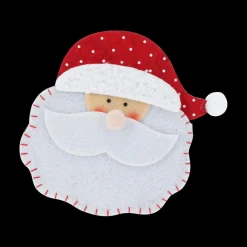 Ygo Bestekhouder SANTA Vilt Rood Ass.| Kerst