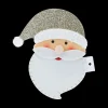 Ygo Bestekhouder SANTA Vilt Zilver Ass.| Kerst