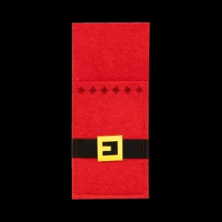 Ygo Bestekhouders S/4 XMASS Kerstoutfit Rood| Kerst