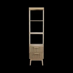 Ygo Bibliotheek CALUNA Naturel B40| Vitrinekasten|Boekenkasten