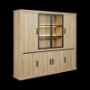 Ygo Bibliotheek TEODOR B247| Vitrinekasten
