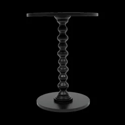 Ygo Bijzettafel AXIL Rond Zwart| Salontafels & Bijzettafels