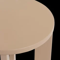 Ygo Bijzettafel BLOOMS Rond Beige| Salontafels & Bijzettafels