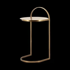 Ygo Bijzettafel BOY Ijzer/Brass| Salontafels & Bijzettafels