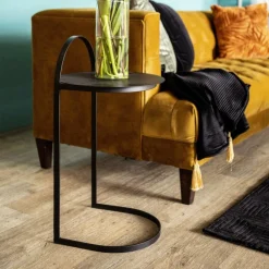 Ygo Bijzettafel BOY Ijzer/Zwart| Salontafels & Bijzettafels