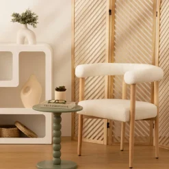 Ygo Bijzettafel BUTTON Groen| Salontafels & Bijzettafels