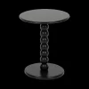 Ygo Bijzettafel BUTTON Rond Zwart| Salontafels & Bijzettafels