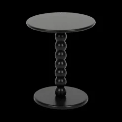 Ygo Bijzettafel BUTTON Rond Zwart| Salontafels & Bijzettafels