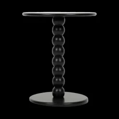 Ygo Bijzettafel BUTTON Rond Zwart| Salontafels & Bijzettafels
