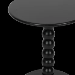 Ygo Bijzettafel BUTTON Rond Zwart| Salontafels & Bijzettafels