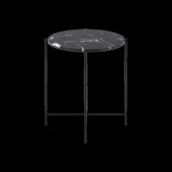 Ygo Bijzettafel FREJA Black Art. Marble Stone| Salontafels & Bijzettafels
