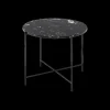 Ygo Bijzettafel FREJA Black Art. Marble Stone| Salontafels & Bijzettafels