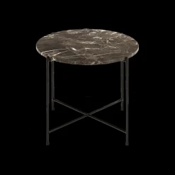 Ygo Bijzettafel FREJA Brown Emperador Marble| Salontafels & Bijzettafels