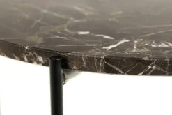Ygo Bijzettafel FREJA Brown Emperador Marble| Salontafels & Bijzettafels