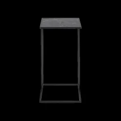Ygo Bijzettafel RADDEL Mel. Marble/Metal Black| Salontafels & Bijzettafels