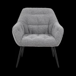 Ygo Bijzetzetel BJORK Monza Grey| Fauteuils
