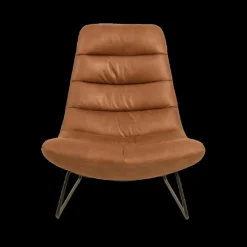 Ygo Bijzetzetel DELAWARE Brandy Cognac| Fauteuils